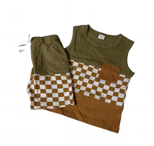 Army Tank Two Piece Set